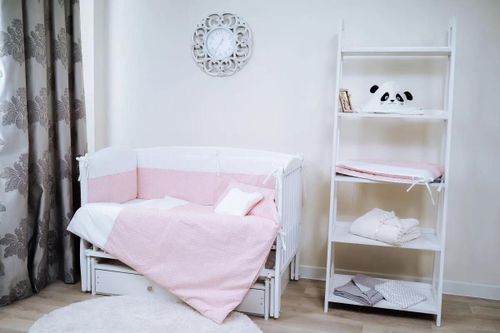 купить Детское постельное белье PernaMea Set lenjerie 8 piese Elegance Buline Roz (PM.100102/2) в Кишинёве 