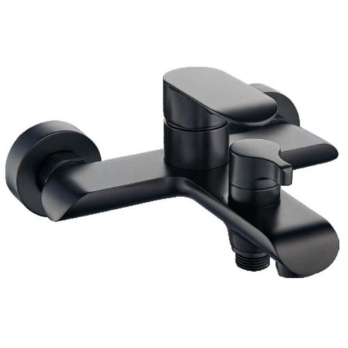 cumpără Baterie pentru cadă Mat|eco Neve черный-мат, на стену în Chișinău 