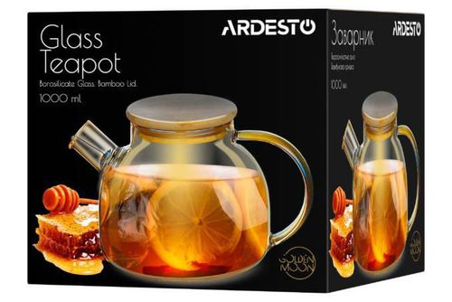 купить Чайник заварочный Ardesto AR3010GBG Golden Moon 1000ml в Кишинёве 