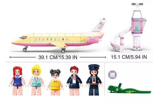 cumpără Set de construcție Sluban B1166 Set de construcție Avion de lux, 383 elem. în Chișinău 