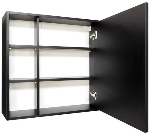 купить Зеркало для ванной Mashtab 11859 Toledo 800x155x730 Negru Mat в Кишинёве 