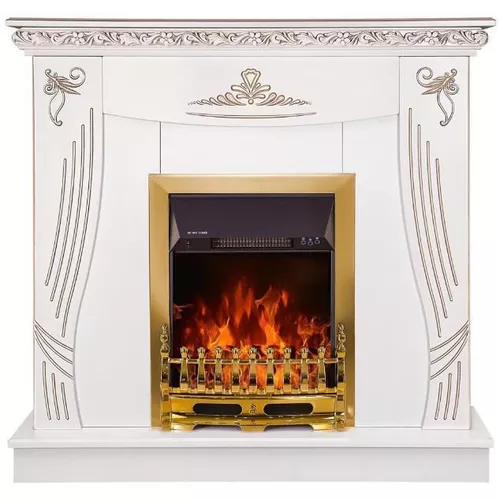 купить Камин электрический ArtFlame Napoli nut & Gala gold в Кишинёве 