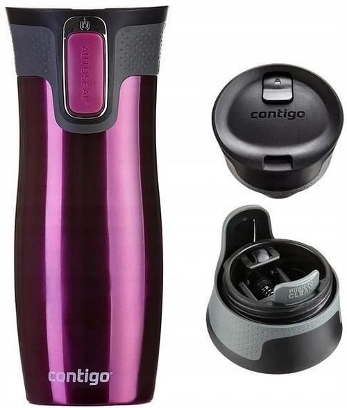 купить Термокружка Contigo West Loop Raspberry 470 ml в Кишинёве 