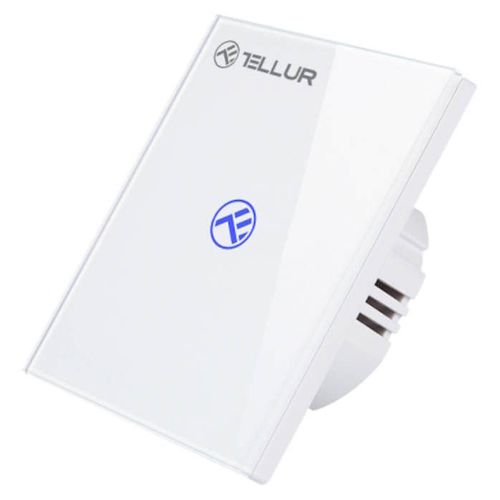 cumpără Întrerupător electric Tellur TLL331481 Intrerupator WiFi Smart, SS1N,1 port, 1800W, 10A în Chișinău 