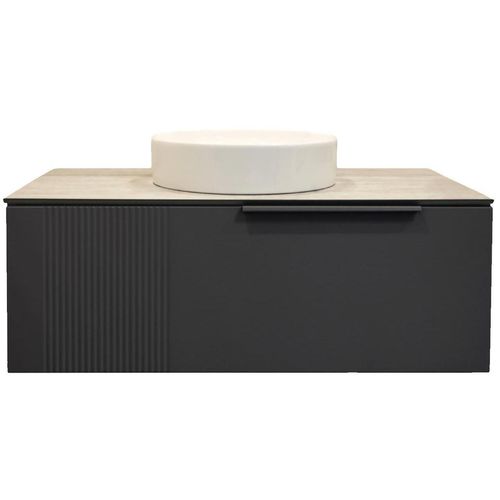 купить Шкаф под умывальник Bayro подвесной Torino 1000 под столешницу антрацит мат в Кишинёве 