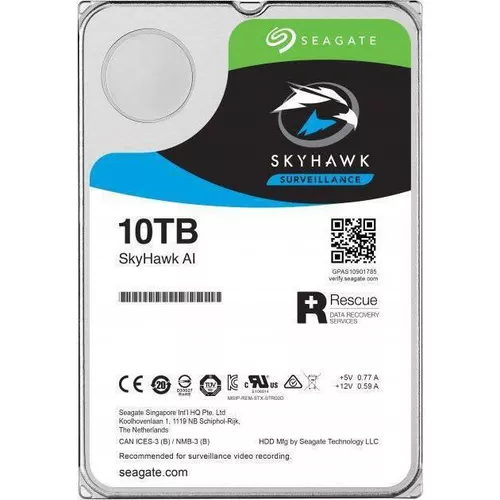 купить Жесткий диск HDD внутренний Seagate ST10000VE0008 HDD 10TB SkyHawk в Кишинёве 