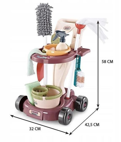 cumpără Complex de joacă pentru copii Richi (83824) Jucarie set de curatenie în Chișinău 