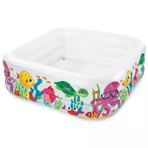 купить Бассейн надувной Intex 57471 Piscina gonflabilă Acvariul marin, 159x159x50cm, 340l, 3+ в Кишинёве 