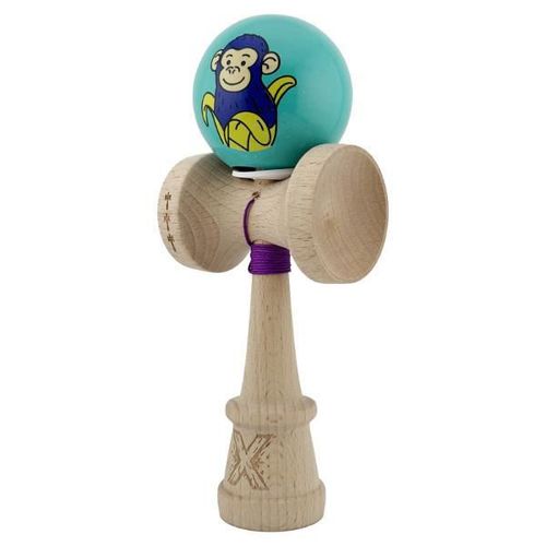 купить Активная игра Essa 164577 Kendama Super Sticky X Original, 7.5x6x18cm, Maimuță, turcoaz в Кишинёве 