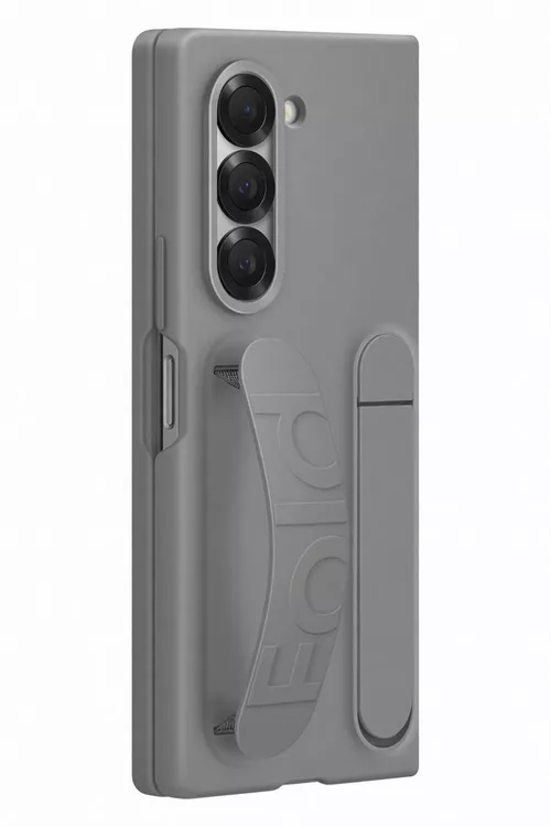 купить Чехол для смартфона Samsung EF-MF95 Silicone Case Fold 6 Gray в Кишинёве 