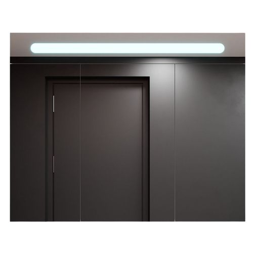 купить Зеркало для ванной Bayro Portis LED 1000x800 белый в Кишинёве 