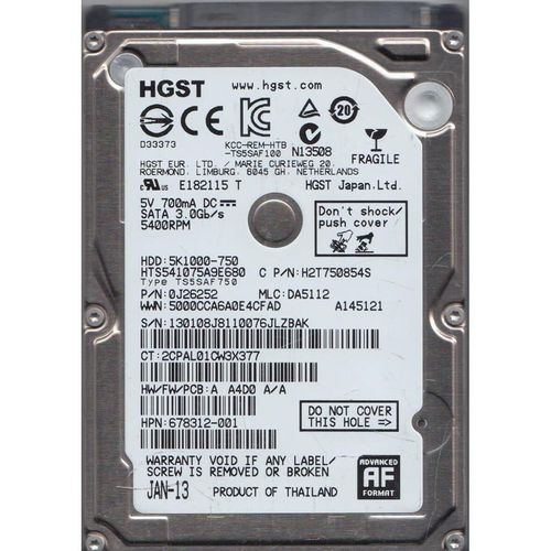 купить Жесткий диск HDD внутренний Hitachi 0J22412-NP в Кишинёве 