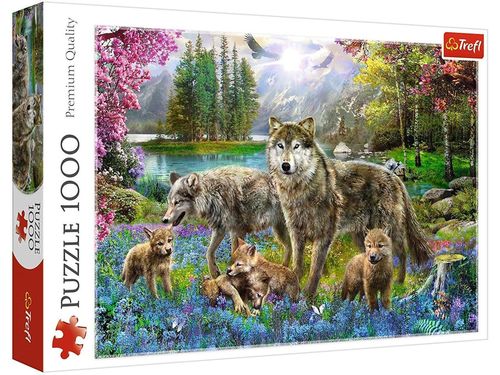 cumpără Puzzle Trefl 10558 Puzzle 1000 Familie de lupi în Chișinău 