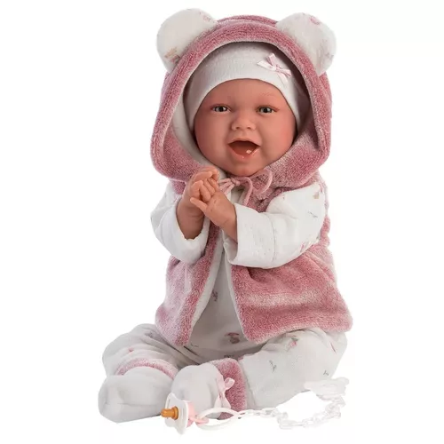 купить Кукла Llorens 74070 RN Sonrisas Chaqueta Fucxia 40 см в Кишинёве 