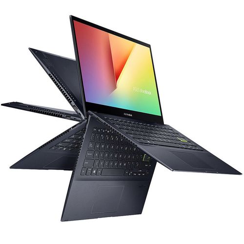 cumpără Laptop 14" ASUS VivoBook Flip 14 TM420IA Black AMD Ryzen 7 4700U 2.0-4.1Ghz/16GB/SSD 512GB M.2 NVMe/AMD Radeon Vega7/WiFi 6 802.11ax/BT5.0/HDMI/HD WebCam/Illuminated Keyb/Number Pad/14" Touchscreen IPS FHD LED Backlit (1920x1080)/Windows10 TM420IA-EC070T în Chișinău 