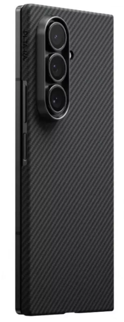cumpără Husă pentru smartphone Pitaka Ultra-Slim Case for Galaxy Z Fold 7 Black/Grey Rear cover (FBFold7) în Chișinău 
