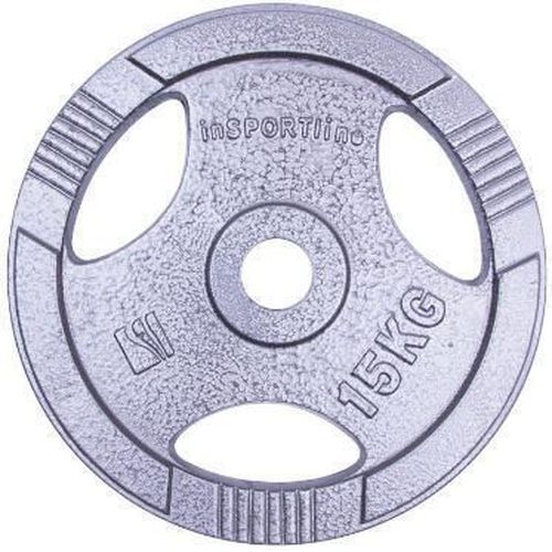 купить Гантель inSPORTline 1177 Disc d=30 mm metal 15 kg Hamerton 12712 в Кишинёве 