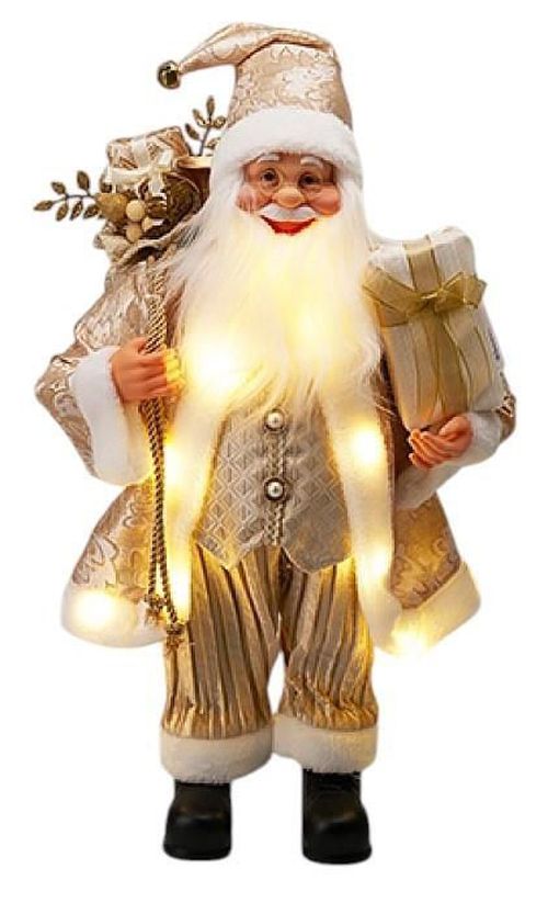 купить Новогодний декор Promstore 56478 Suvenir LED Mos Craciun cu cadou, 30x20x60cm в Кишинёве 