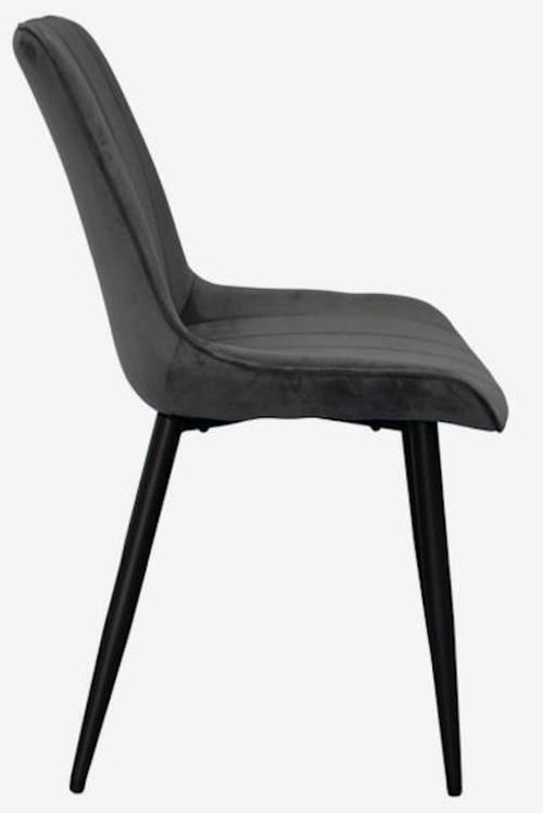 купить Комплект стол и стулья Evelin di Costacurta стол DT 404-6B + 3 стула YTC-055B Dark grey в Кишинёве 