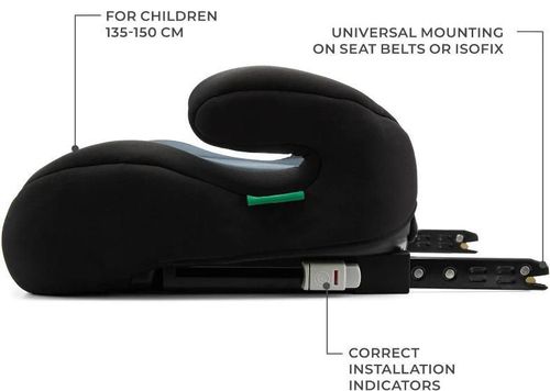 купить Автокресло KinderKraft А/к I-BOOST i-Size 135-150cm KCIBOO00BLK0000 BLACK в Кишинёве 