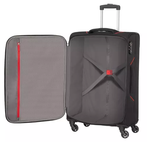 купить Чемодан American Tourister Summer Session Black/Rosu L (125807/1073/L) в Кишинёве 