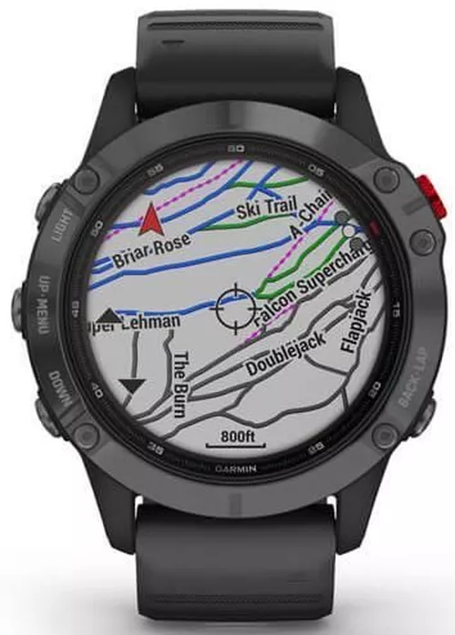 купить Смарт часы Garmin fenix 6 - Pro Solar Edition Slate Gray with Black Band в Кишинёве 
