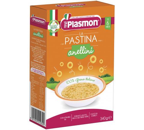 Plasmon Paste-inele (6+ luni) 340 g 