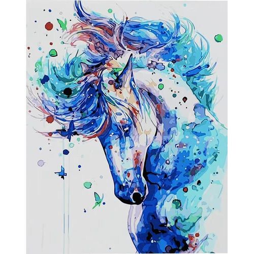 купить Картина по номерам Strateg R 9 /20 (GS068)(38249) Calul, 40x50 cm в Кишинёве 