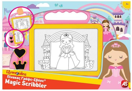 купить Набор для творчества As Kids 1028-12263 Tabla Magnetica De Desen Magic Scribbler Baby Princess в Кишинёве 