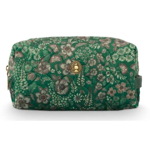 купить Несессер/косметичка Pip Studio 51.274.280 Coco Cosmetic Bag Medium Quilted Daisy Dreams Green 21.5x10x10.5cm в Кишинёве 