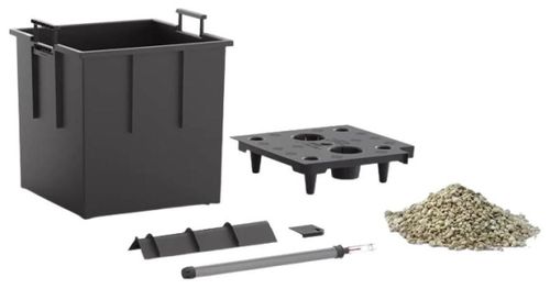 cumpără Ghiveci pentru flori Lechuza Cube Cottage 40, Mocha în Chișinău 