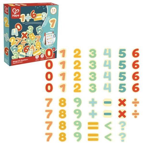 купить Игрушка Hape E2007 Set de figurine magnetice Numere в Кишинёве 