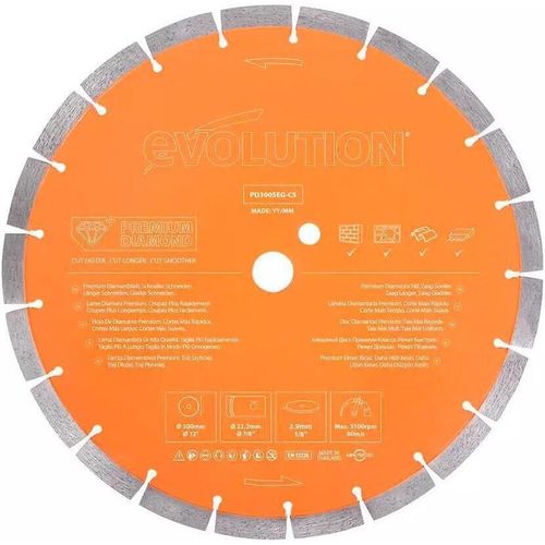 купить Диск отрезной Evolution PD300SEG-CS в Кишинёве 