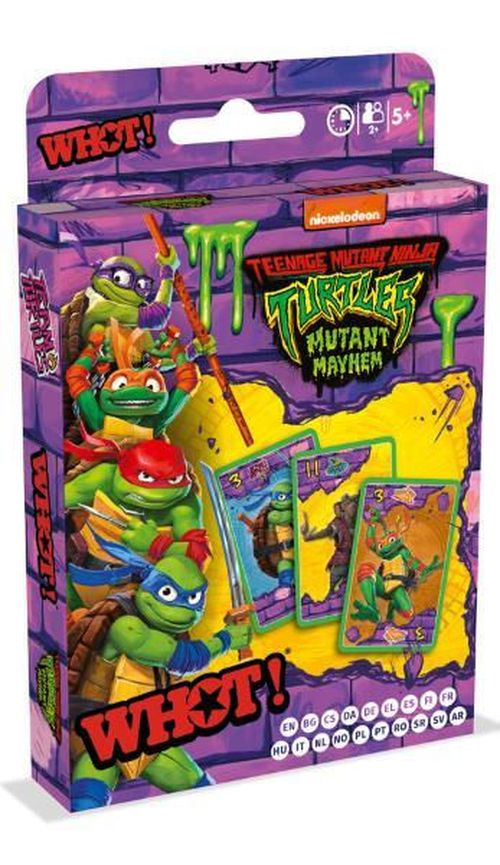 cumpără Joc educativ de masă Winning Moves WM04754-ML1-6 Joc de cărți WHOT! The Ninja Turtles în Chișinău 