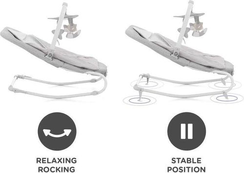 cumpără Leagăn pentru bebeluși KinderKraft Felio 2 Stone Grey KBFELI20GRY0000 în Chișinău 