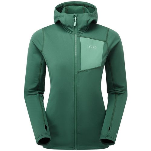 cumpără Îmbrăcăminte sport Rab Jacheta dame Superflux Hoody Green Slate 08 (QFG-14-GNS-08) în Chișinău 