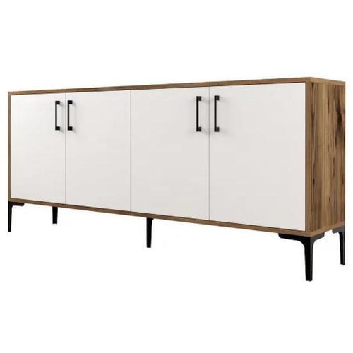 cumpără Casetieră Trendy Kiev, Nuc, Alb 180x78x35cm în Chișinău 