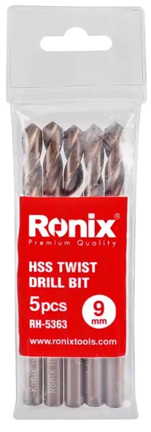 купить Сверло Ronix RH-5363 Set burghiu 9mm-4241 (5buc) в Кишинёве 