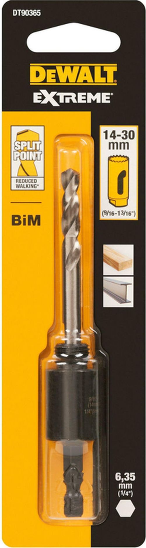 купить Набор головок, бит, насадок DeWalt DT90365-QZ adaptor carote 6.35mm (Ø14 - 30mm) в Кишинёве 