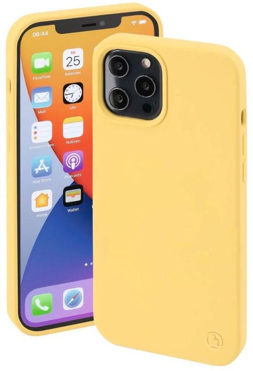 купить Чехол для смартфона Hama 196795 MagCase Finest Feel PRO Cover for IPH 12 Pro Max, yellow в Кишинёве 
