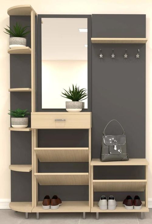 купить Мебель для прихожей Arta Mobilei Open Grafit 1,5,2 (AM56) в Кишинёве 