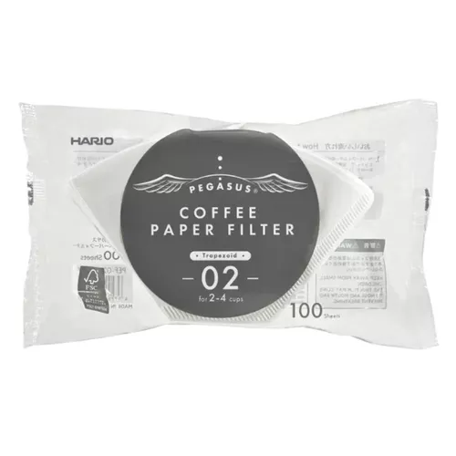 купить Аксессуар для кофеварки Hario PEF-02-100W+ Filtru de hîrtie 02W, 100 buc в Кишинёве 
