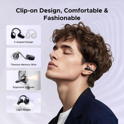 купить Наушники беспроводные Ugreen 65880, Open Ear ClipBuds Pro | WS218, White в Кишинёве 