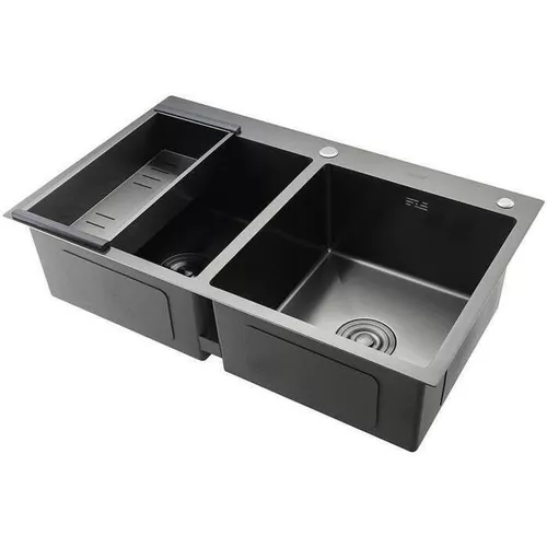 купить Мойка кухонная Gappo GS8350-6 ЧЕРНЫЙ в Кишинёве 