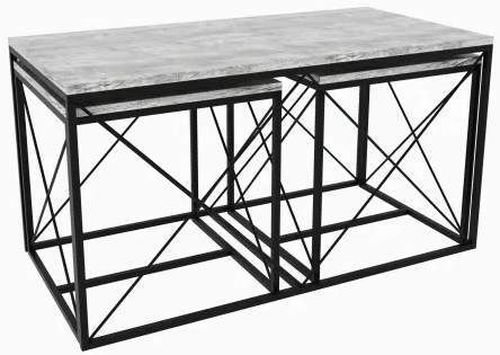 cumpără Măsuţă cafea Trendy Defne, Gri deschis, set în Chișinău 