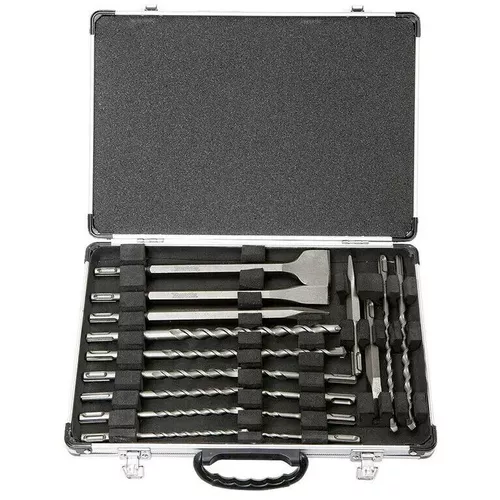 купить Набор головок, бит, насадок Makita D-42444 Set 17 dalti/burghie valiza alum. 250mm в Кишинёве 