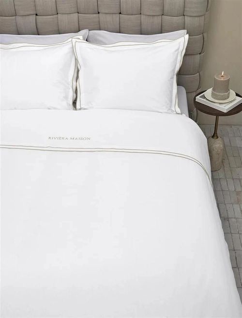купить Постельное белье Riviera Maison 329835 Salute 140x200/220 Sand в Кишинёве 