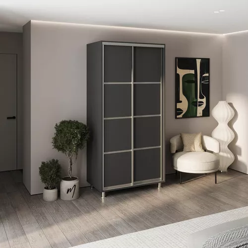 cumpără Dulap my-STYLE C10H0T06BM02-U11, 100x200, антрацит în Chișinău 