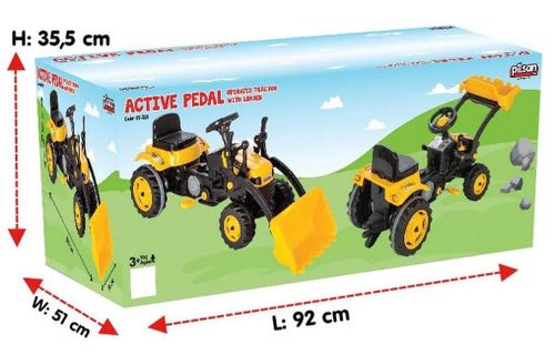 cumpără Vehicul pentru copii Pilsan 07315 Tractor Excavator cu pedale Active în Chișinău 