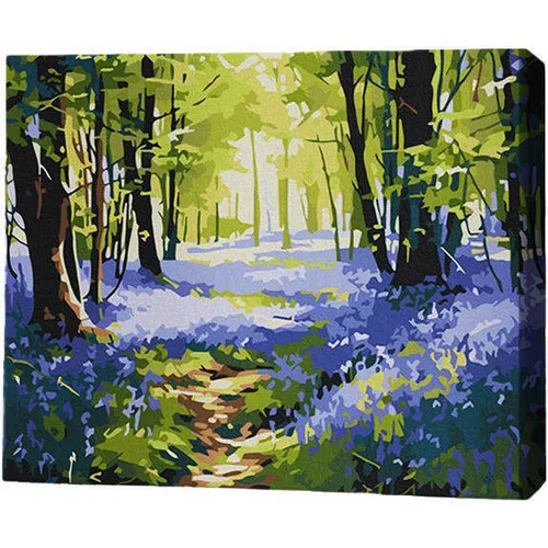 cumpără Tablou pe numere BrushMe RMG0015FC 30x40сm (fără cutie) Pădure de primăvară în Chișinău 